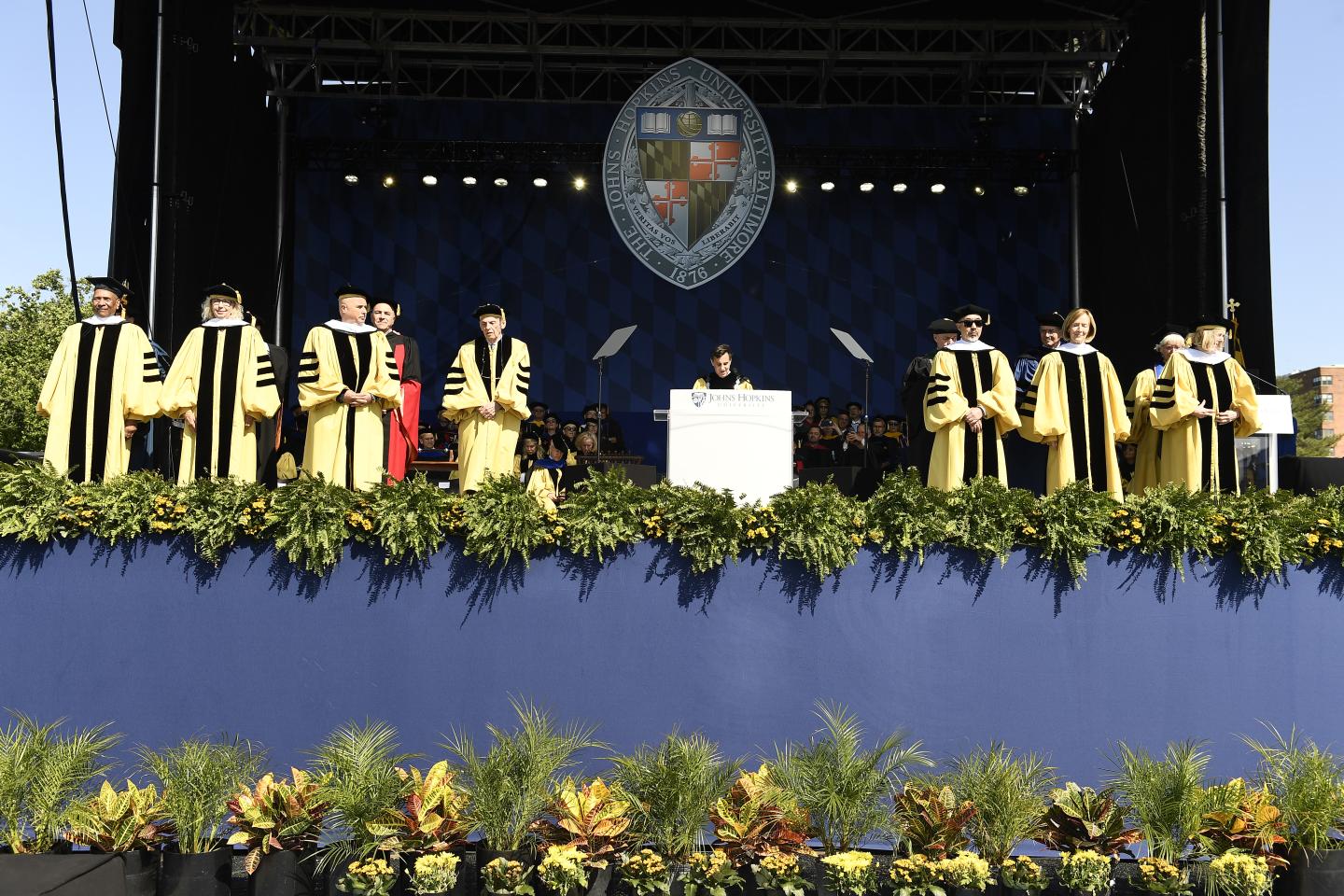 Eight pioneering figures receive Johns Hopkins honorary degrees Hub